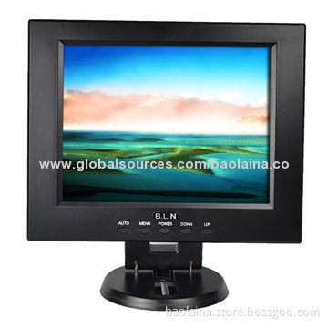 Car PC Monitor 9.7-inch LCD Monitor 1024*768 LED Backlight with RCA/VGA/HDMI/TV input 12 volt Power